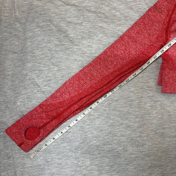 Gymshark Flex Sports Long Sleeve Crop Top - Red - Picture 6 of 6